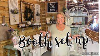 Booth set up in a Vintage Antiques Treasures and Gifts Store Upcycled Decor Thrifting for profit [upl. by Carlos]