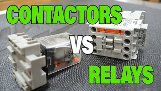 The Difference Between Contactors And Relays  ELECTROMAGNETIC SWITCHES electricians use [upl. by Hanahs]