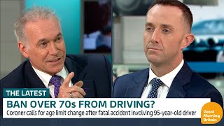 Ban Over 70s From Driving Paul Britton Top Litigation Solicitor London  Good Morning Britain [upl. by Enitnelav]