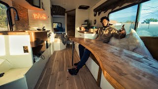 We Renovated An Old RV in 5 Days  Tiny Home Tour [upl. by Rosy779]