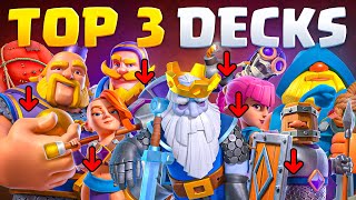 TOP 3 BEST DECKS AFTER THE NEW UPDATE 🏆 [upl. by Aihsi]