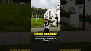 ERASMUS SCHOLARSHIP  Europe’s biggest all inclusive scholarship flyingabroad studyineurope eu [upl. by Barna]