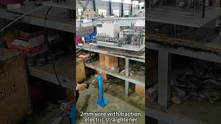 automaticcoilroundbarstraightener machine copperhoren wire straightening machine manufacturer [upl. by Pentheam]