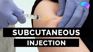 Subcutaneous Injection SC injection  OSCE Guide  UKMLA  CPSA [upl. by Ensoll270]