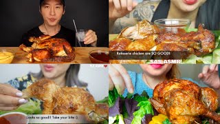 rotisserie chicken asmr [upl. by Nylekcaj375]