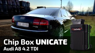 Montaż urządzenia ProRacing Chip Box UNICATE w Audi A8 42 TDI [upl. by Marl865]