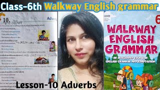 class6th Lesson10 Adverbs WALKWAY ENGLISH GRAMMAR key englishgrammarclassnew english neha [upl. by Nosak]