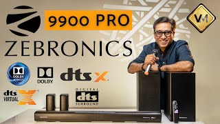 Zebronics 9900 Pro Dolby Atmos Soundbar  524 Home Theatre  Zebronics 9900 Soundbar [upl. by Ramey]