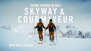 Skiing Powder in Italy with Dave Searle  Skyway amp Courmayeur  GoPro Hero 12 amp MAX 4K [upl. by Hgiel]