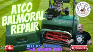 ATCO BALMORAL Cable And Carb Fix On Your Cylinder Lawn Mower [upl. by Anyale]