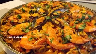 Paella de Marisco  Receta fácil  Tonio Cocina [upl. by Aihsein]