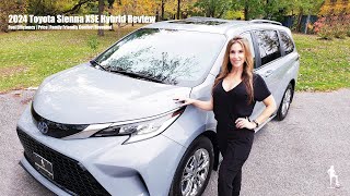 2024 Toyota Sienna XSE Hybrid Review Fuel Efficiency Features Price [upl. by Song605]