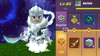 New Cloud Armor Unlocking Season 21 BattlePass in SkyBlock Blockman Go [upl. by Xella30]