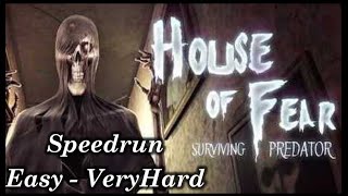 House of Fear Speedrun WR [upl. by Akiemehs556]