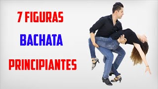 7 FIGURAS DE BACHATA PARA PRINCIPIANTES [upl. by Frye]