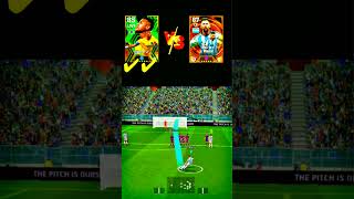 Football video game Neymar junior vs Lionel Messi 2 player free kick and pkickshorts 4k [upl. by Erl]