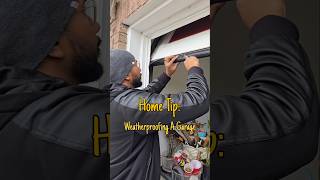 Weatherproofing A garage Door [upl. by Ahsiei]