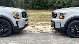 2021 Kia telluride EX nightfall vs 2024 Kia telluride Sx XPro [upl. by Bartholemy429]