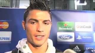 Ronaldos Interview after Playing Manchester United at Home 11 [upl. by Llemert]