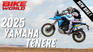 New 2025 Yamaha Tenere  Eicma First Look With A Very Happy Chris [upl. by Assela327]