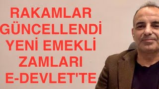 SON DAKİKA O RAKAMLAR AÇIKLANDI EMEKLİLERİN YENİ ZAMLARI EDEVLETE YÜKLENDİİŞTE EMEKLİ AYLIKLARI [upl. by Alf]