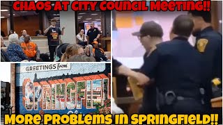 CHAOS At Springfield Ohio City Meeting PROBLEMS With Haitian Immigrants Getting WORSE [upl. by Nikolas39]