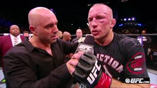 UFC 167 Georges StPierre Octagon Interview [upl. by Herby]