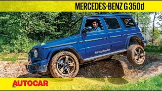 EXCLUSIVE MercedesBenz G 350d diesel  OffRoad Review  Autocar India [upl. by Nnyletak]