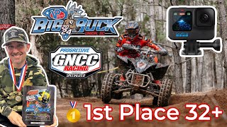 1st Place 32 GNCC ATV XC Race BIG BUCK 2024 GoProRound 1 [upl. by Fair]