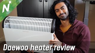 Daewoo convection heater review  electric heating comparison [upl. by Tioneb]