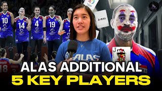 Alas Pilipinas may additional 5 key players sa roster 😲 [upl. by Lanita613]