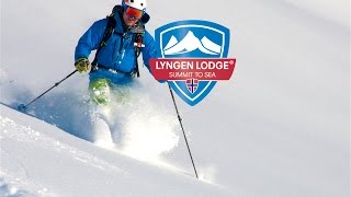 Lyngen Alps Ski touring Norway at Lyngen Lodge Lyngsalpen Topptur Schitouren Norwegen [upl. by Ayekram]