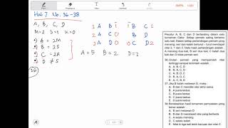 Bahas SKD TIU Hal 7B Soal No 36  38 [upl. by Ahsina]