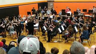 Sandwich Middle School Band Concert 2019 Last Part [upl. by Aniroc]