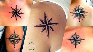 Bast Nautical star tattoo ideas  star tattoo designs  star tattoo for men [upl. by Rehtnug]