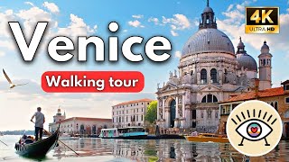 Venecia Italia 4KUHD quotWalking Tourquot  ¡Con Subtítulos  Recorrido a pie con historia  ASMR [upl. by Eiramac]