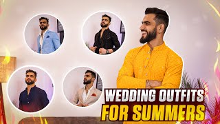 Budget Friendly WEDDING OUTFITS in SUMMERS  Kurta Pyjama  Nehru Jacket  Blazer  Party Wear Shirt [upl. by Roderick]