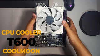 CPU Cooler 250000  Coolmoon T600 [upl. by Attennhoj942]