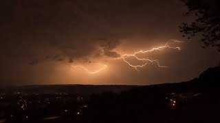 3 bis 4 September 2024  Gewitter Schälchlihoger Urdorf  2230  0100 Uhr [upl. by Buchalter343]