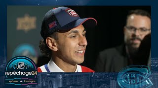 Michael Hage on being selected 21st overall at the 2024 NHL Draft  FULL PRESS CONFERENCE [upl. by Innis]