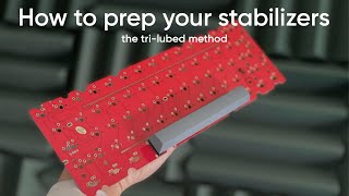 How to tune your keyboard stabilizers the trilubed method best method [upl. by Emmons827]