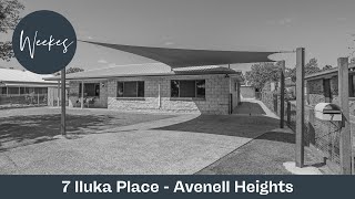 7 Iluka Place  Avenell Heights [upl. by Neltiak55]