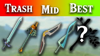 ALL 118 Weapons Ranked  Tears of the Kingdom [upl. by Murat]