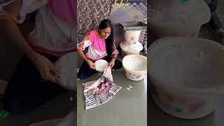 smocking cushion making  using waste thermocol  for Diwali  best for home [upl. by Slater]