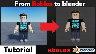 How to export your roblox avatar from Roblox Studio to Blender [upl. by Lynsey585]