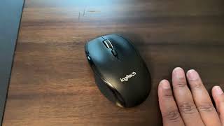 Logitech M705 Marathon Wireless Mouse 2 4 GHz USB Unifying Receiver Review [upl. by Aklim529]