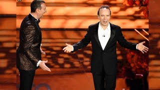 SANREMO 2020 ROBERTO BENIGNI INCANTA NEL CANTICO DEI CANTICI [upl. by Ahsinrats]