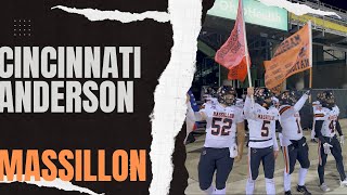 Massillon v Cincinnati Anderson Highlights [upl. by Deraj]