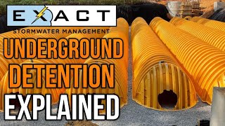 Underground Detention Systems  Explained [upl. by Ayocal307]