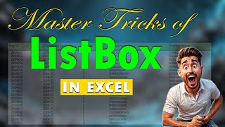 Master Tricks of ListBox In Excel [upl. by Okimuy]